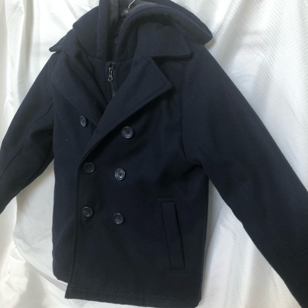 Fog by London Fox Boy Peacoat with hood